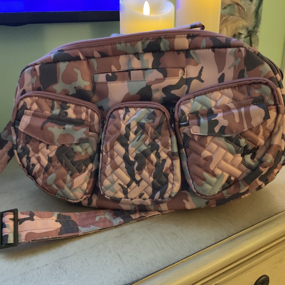 LUG - Railcar Crossbody Bag - Camo Rose